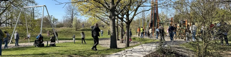 Der neue Quartiersspielplatz am Jasminweg ist eröffnet
