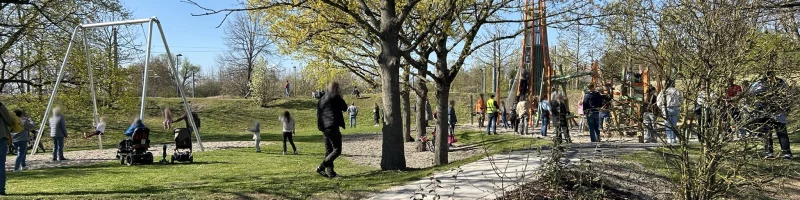 Der neue Quartiersspielplatz am Jasminweg ist eröffnet