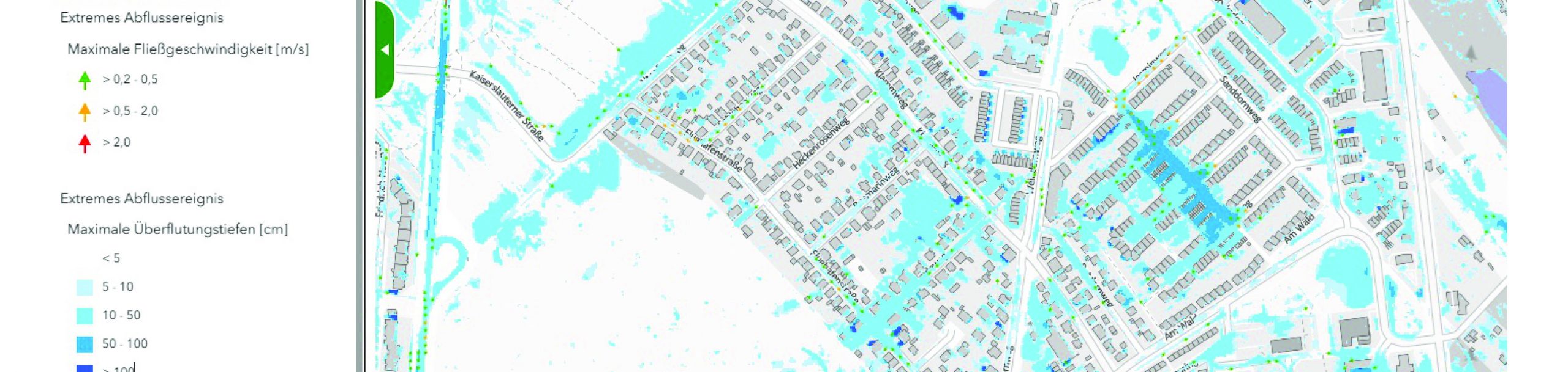 Starkregenereignisse sind auch für die Heide relevant